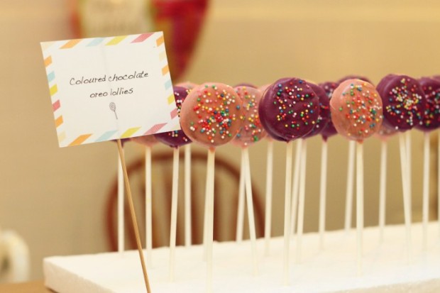 Oreo Cookie Pops! Debuting at Clarissa's 21st party.